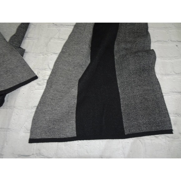 Cole Haan Melton Men's Black Wool Pea Coat with Scarf S - Picture 8 of 10